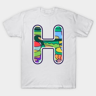 Alphabet H T-Shirt